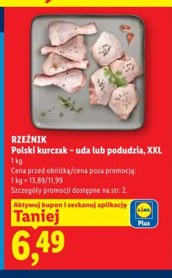 Polski kurczak - podudzia XXL Rzeźnik promocja w Lidl