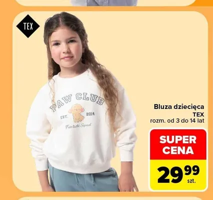 Bluza dziecięca TEX promocja w Carrefour
