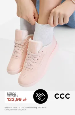 Buty sportowe Reebok Princess promocja w CCC