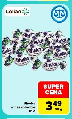 Śliwka w czekoladzie JDM promocja w Carrefour