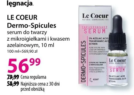Serum do twarzy z mikroigłami i kwasem azelainowym Dermo-Spicules promocja w Hebe