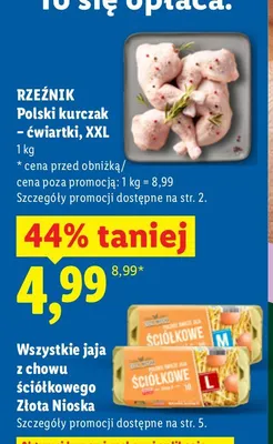 Polski kurczak - ćwiartki XXL Rzeźnik promocja w Lidl