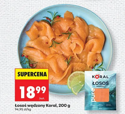 Łosoś wędzony promocja w Biedronka
