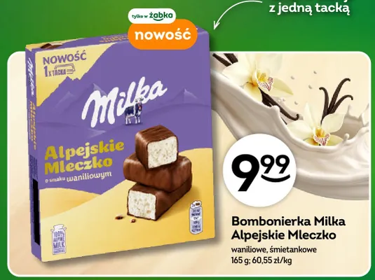 Bombonierka Milka Alpejskie Mleczko śmietankowe promocja w Żabka