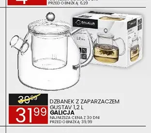 Dzbanek z zaparzaczem Gustav 1,2 l Galicja promocja w Wafelek