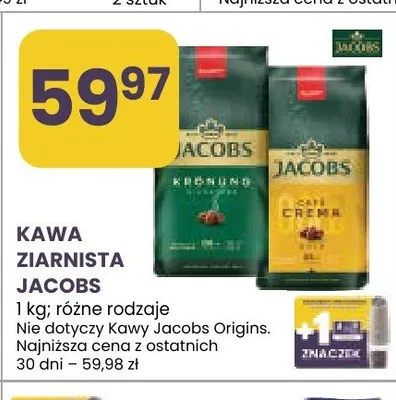 Kawa ziarnista Jacobs Kronung promocja w Stokrotka
