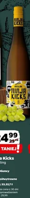 Wino Ninja Kicks Riesling półwytrawne Niemcy promocja w Netto