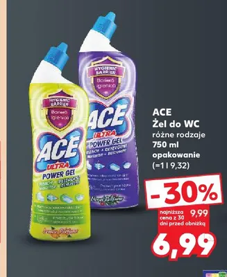 Żel do WC Ace promocja w Kaufland