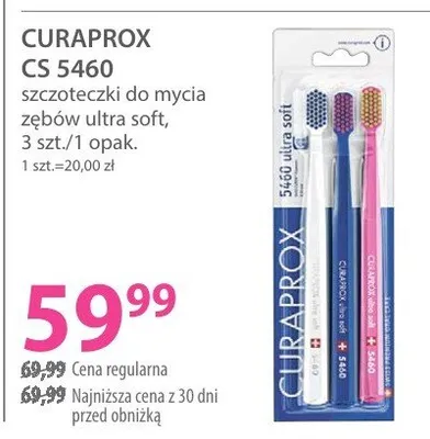 Szczoteczki do mycia zębów ultra soft CS 5460 promocja w Hebe