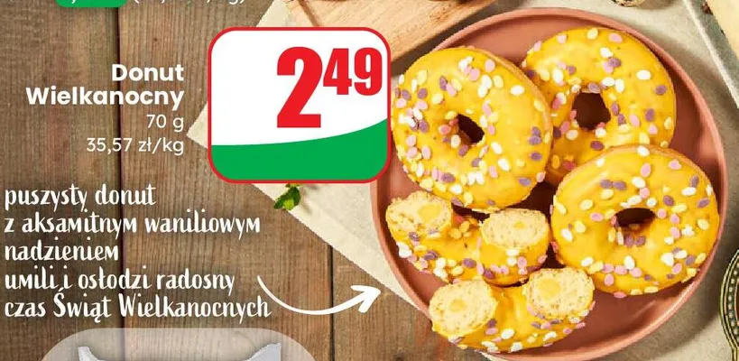 Donut wielkanocny promocja w Dino