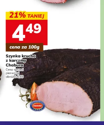Szynka krucha z karczmy Chabura promocja w Hitpol