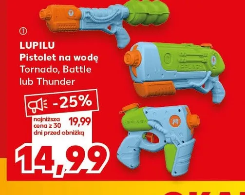 Pistolet na wodę Lupilu Battle promocja w Kaufland