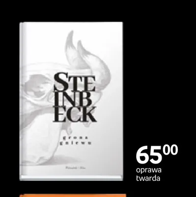 Książka Grona gniewu John Steinbeck oprawa twarda promocja w Empik