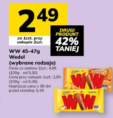 Wedel (wybrane rodzaje) promocja w Hitpol