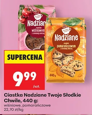 Ciastka Nadziane wiśniowe promocja w Biedronka