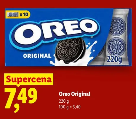 Ciastka Oreo Original promocja w Lidl