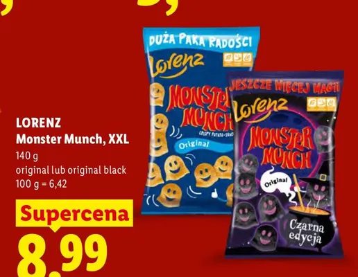Monster Munch XXL original Lorenz promocja w Lidl