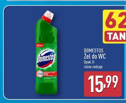 Żel do WC Domestos promocja w Aldi