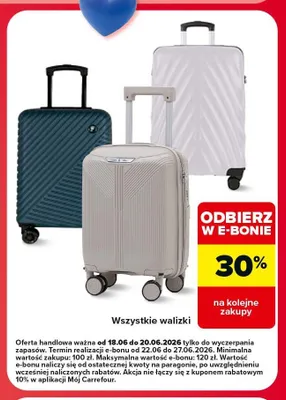 Walizka promocja w Carrefour Market