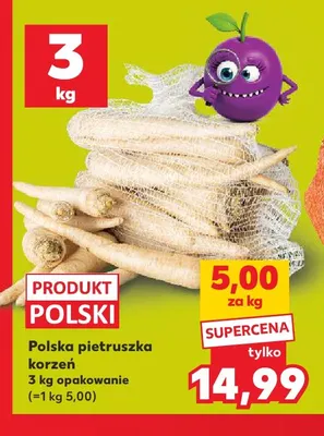 Polska pietruszka korzeń promocja w Kaufland
