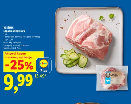 Łopatka wieprzowa Rzeźnik promocja w Lidl