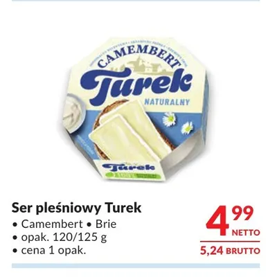 Ser pleśniowy Turek brie promocja w Makro
