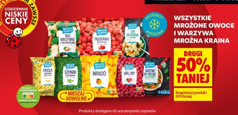 Mrożone warzywa promocja w Biedronka