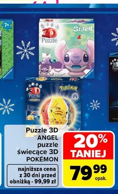 Puzzle 3D Angel Ravensburger promocja w Carrefour
