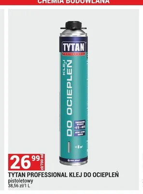 Klej do ociepleń Tytan Professional pistoletowy promocja w Merkury Market