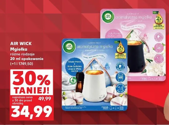 Mgiełka zapachowa Air Wick Słodka Piwonia i Jedwab promocja w Kaufland