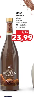 Likier Biały Bocian promocja w Kaufland
