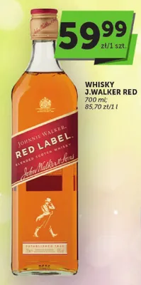 Whisky Johnnie Walker Red Label promocja w Groszek