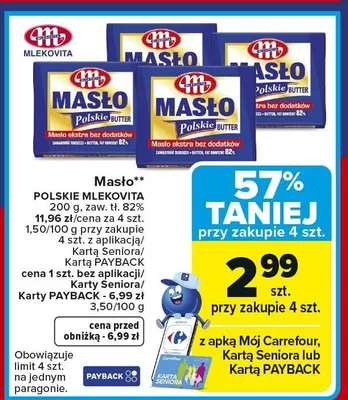 Masło promocja w Carrefour Market