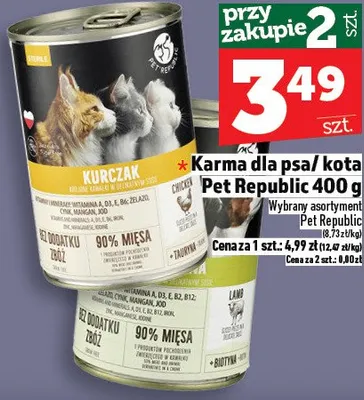 Karma dla psa/kota promocja w TOPAZ