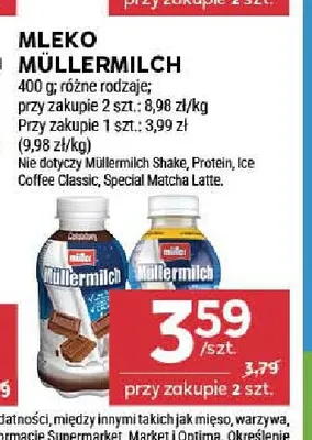 Mleko Müllermilch promocja w Stokrotka