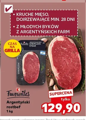 Argentyński rostbef Favourites promocja w Kaufland
