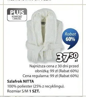 Szlafrok Nitta promocja w Jysk