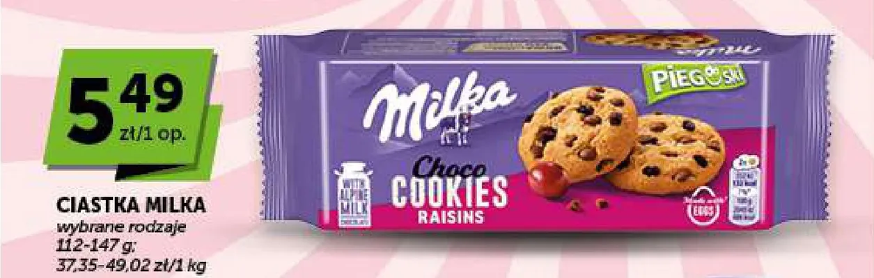 Ciastka Milka promocja w ABC