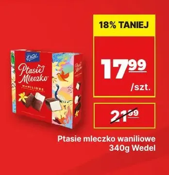 Ptasie Mleczko waniliowe Wedel promocja w API Market