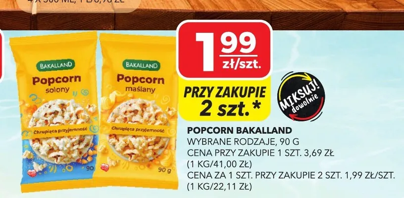 Popcorn Bakalland promocja w Top Market