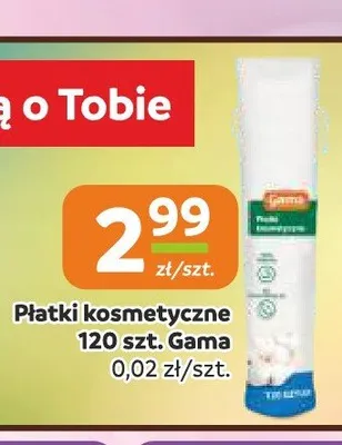 Płatki kosmetyczne Gama 120-pak promocja w Gama