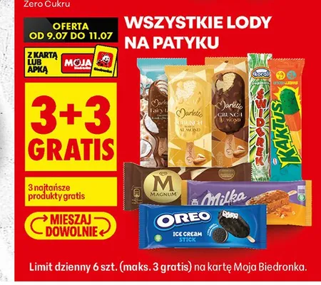 Lody Oreo Ice Cream Stick promocja w Biedronka