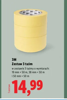 Zestaw 3 taśm 3 m promocja w Lidl