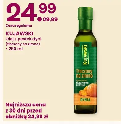 Olej z pestek dyni promocja w Frisco