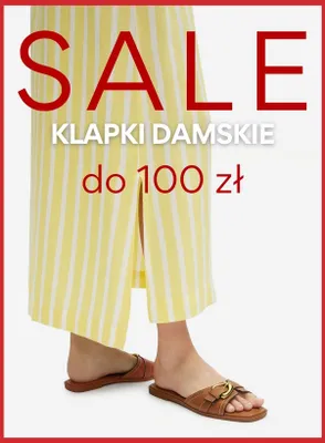 Klapki damskie promocja w CCC