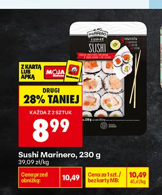 Sushi Marinero promocja w Biedronka