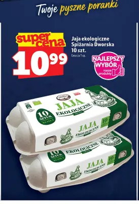 Jajka kurze ekologiczne Spiżarnia Dworska promocja w TOPAZ