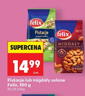 Migdały lekko solone promocja w Biedronka