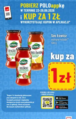 Sos Łowicz boloński promocja w POLOmarket
