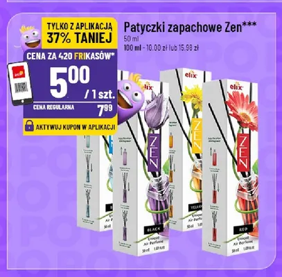 Patyczki zapachowe Zen Elix Red promocja w POLOmarket